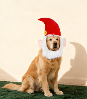 Holiday Pet Costume – Funny Santa Pet Head Hat