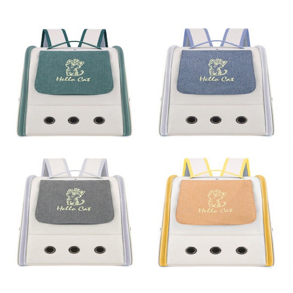 CanvasPaws Breathable Pet Backpack