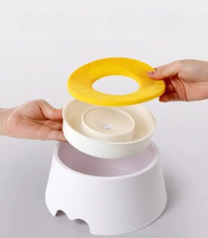 No Spill Dog Water Bowl with Floating Disk
