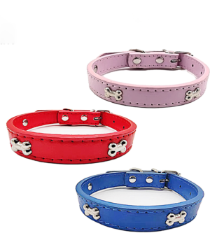 PU Dog Collar with Anti-Choke Design for All Dogs