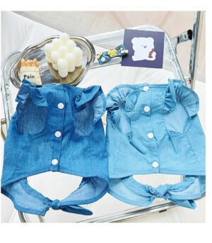 New Denim Cotton Vest for Small & Medium Dogs