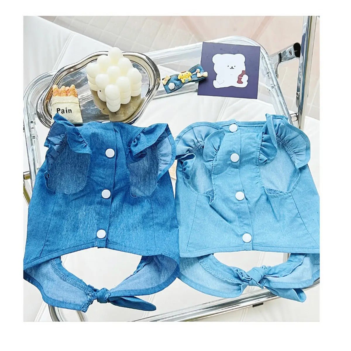 New Denim Cotton Vest for Small & Medium Dogs