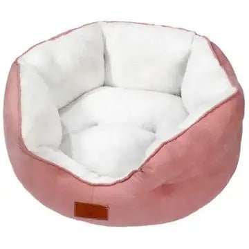 Suede Pet Bed, Semi-Enclosed Cat And Dog Mat